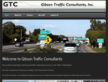 Tablet Screenshot of gibsontraffic.com
